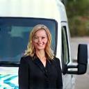 Customer Karen with fleet van
